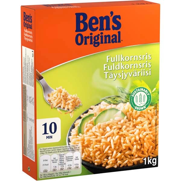 Ben's Original Täysjyväriisi 1kg