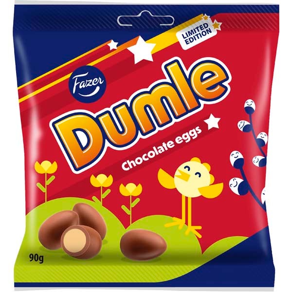 Fazer Dumle Chocolate Eggs suklaamuna 90g