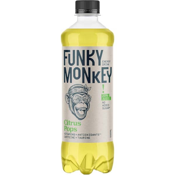 Funky Monkey Citrus Pops energiajuoma 500ml