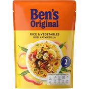 Ben's Original Valmisriisi kasviksilla 220g