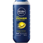 NIVEA MEN Power Fresh suihkugeeli 250ml