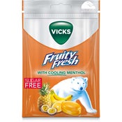 Vicks Fruity Fresh kurkkupastilli 72g