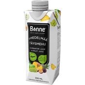 Bonne 4-hedelmää täysmehu 330ml