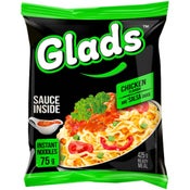 Glads Kananmakuinen pikanuudeli salsakastikkeella 75g
