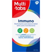 Multi-tabs Immuno monivitamiini-maitohappobakteerivalmiste 60tabl