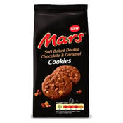 Mars Soft Baked Double Chocolate & Caramel Cookies keksi 162g