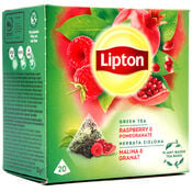 Lipton Raspberry & Pomegranate pyramidi vihreä tee 20ps/28g