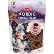 Best Friend Nordic Natural Treats porsas koiranherkku 100g