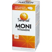 Sana-sol monivitamiini-kivennäisainetabletti 180tabl