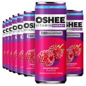 Oshee Energy Drink Raspberry Zero energiajuoma 330ml