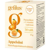 Gefilus Appelsiini Maitohappobakteeri+C-vitamiini purutabletti 30tabl/13g