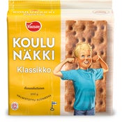 Vaasan Koulunäkki Klassikko täysjyväruisnäkkileipä 200g