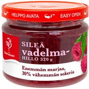 Saarioinen Vadelmahillo vähemmän sokeria 320g