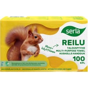 100 kpl, Serla Reilu käsipyyhe