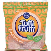 Fazer Tutti Frutti Sour Melon kirpeä hedelmämakeinen 90g