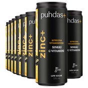 Puhdas+ Zinc+ Sitruuna vitamiinivesi 330ml