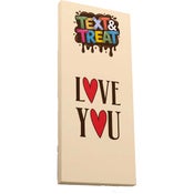 Text & Treat Love You Cream maitosuklaalevy 85g