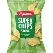 Maarud Superchips Sour Cream & Onion perunalastu 130g