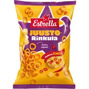 Estrella Juusto Rinkula Potkiva Chili juustosnacks 200g