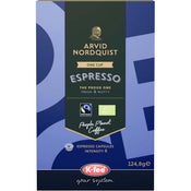 Arvid Nordquist OneCup Espresso kahvikapseli luomu 16x7,8g