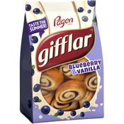 Pågen Gifflar Blueberry & Vanilla vanilja-mustikkapulla 260g