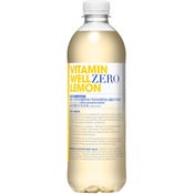 Vitamin Well Zero Lemon vitaminoitu hiilihapoton juoma 500ml