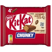 Nestlé KitKat Chunky vohvelisuklaapatukka 4x40g