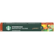Starbucks Nespresso Breakfast Blend kahvikapseli 10x5,6g