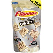 Filipinos Crispy Bites valkosuklaakeksi 100g